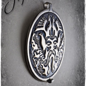 Odin (Woden, Wotan)  Észak Mágusa amulett - ékszer - nyaklánc - medál - Meska.hu