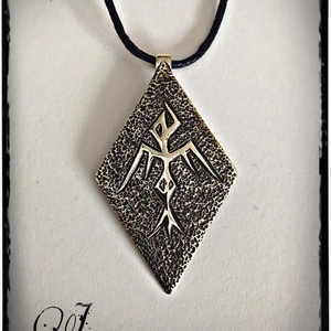SÁMÁN amulett  , Ékszer, Nyaklánc, Medál, Fémmegmunkálás, Ékszerkészítés, MESKA