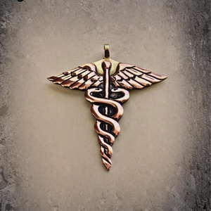 Caduceus amulett - ékszer - nyaklánc - medál - Meska.hu