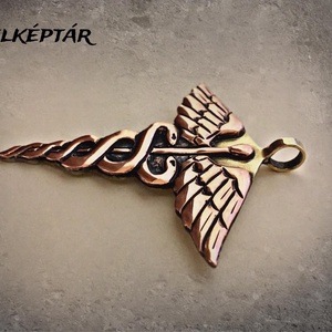 Caduceus amulett - ékszer - nyaklánc - medál - Meska.hu