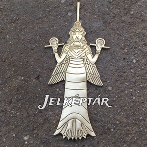 INANNA, az Ég Úrnője amulett egyedi iparművészeti alkotás - ékszer - nyaklánc - medál - Meska.hu