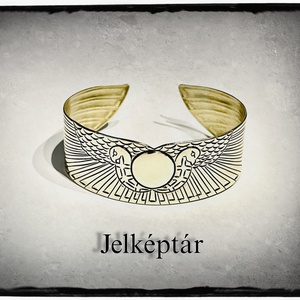 Szárnyas NAP - Egyiptomi karkötő , Ékszer, Karkötő, Karperec, Fémmegmunkálás, Ötvös, MESKA