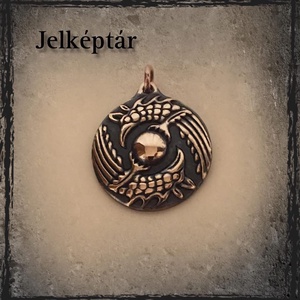 Fényhozók medál bronz - Meska.hu