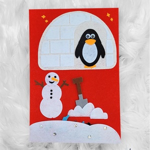 Hóember és pingvin - matatólap - játék & sport - Meska.hu