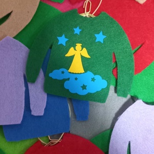 Karácsonyi függődísz - karácsony - karácsonyi lakásdekoráció - karácsonyfadíszek - Meska.hu