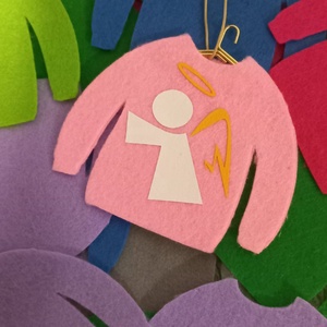 Karácsonyi függődísz - karácsony - karácsonyi lakásdekoráció - karácsonyfadíszek - Meska.hu