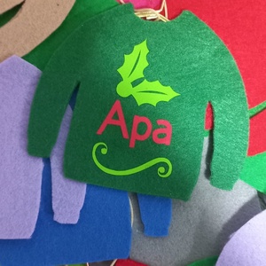 Karácsonyi függődísz - karácsony - karácsonyi lakásdekoráció - karácsonyfadíszek - Meska.hu