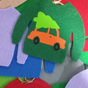 Karácsonyi függődísz - karácsony - karácsonyi lakásdekoráció - karácsonyfadíszek - Meska.hu