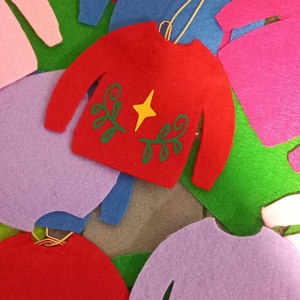 Karácsonyi függődísz - karácsony - karácsonyi lakásdekoráció - karácsonyfadíszek - Meska.hu