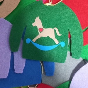 Karácsonyi függődísz - karácsony - karácsonyi lakásdekoráció - karácsonyfadíszek - Meska.hu