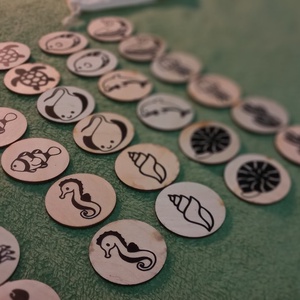 Memória játék - tengeri élőlények, Játék & Sport, Készségfejlesztő és Logikai játék, Memória játékok, Famegmunkálás, MESKA