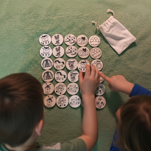 Memória játék - ház körül I. - játék & sport - készségfejlesztő és logikai játék - memória játékok - Meska.hu