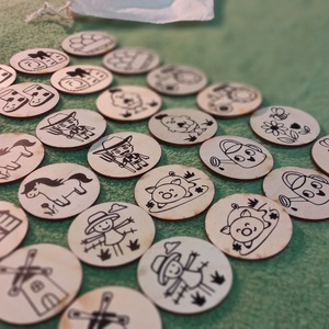 Memória játék - ház körül I. - játék & sport - készségfejlesztő és logikai játék - memória játékok - Meska.hu