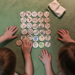 Memória játék - zöldség-gyümölcs - játék & sport - készségfejlesztő és logikai játék - memória játékok - Meska.hu