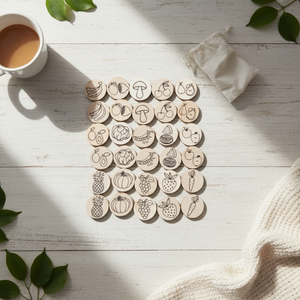 Memória játék - zöldség-gyümölcs - játék & sport - készségfejlesztő és logikai játék - memória játékok - Meska.hu