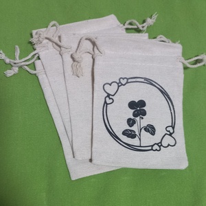 Húsvéti vászon zsákocska � apró ajándékokhoz, Ünnepi díszek, dekorációk, Húsvéti díszek és dekorációk, Húsvéti ajándékátadó, Mindenmás, MESKA