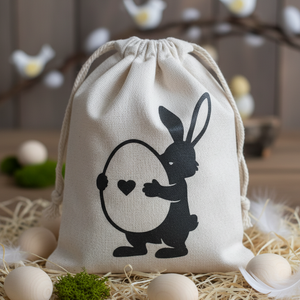 Húsvéti vászon zsákocska � apró ajándékokhoz, Ünnepi díszek, dekorációk, Húsvéti díszek és dekorációk, Húsvéti ajándékátadó, Mindenmás, MESKA