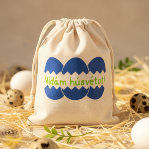 Húsvéti vászon zsákocska � apró ajándékokhoz - Meska.hu