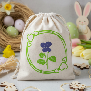 Húsvéti vászon zsákocska � apró ajándékokhoz - Meska.hu