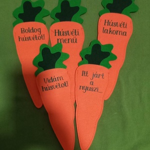 Vidám répa evőeszköztartó - ünnepi díszek, dekorációk - húsvéti díszek és dekorációk - húsvéti tálalás - Meska.hu