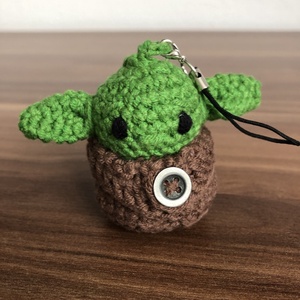Star Wars Baby yoda kulcstartó - táska & tok - kulcstartó & táskadísz - kulcstartó - Meska.hu