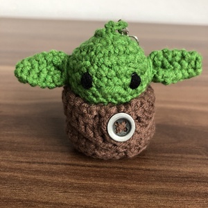 Star Wars Baby yoda kulcstartó - táska & tok - kulcstartó & táskadísz - kulcstartó - Meska.hu