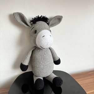 Szamár amigurumi, Játék & Sport, Plüssállat & Játékfigura, Plüss mesefigurák, Horgolás, MESKA