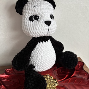 Panda plüss - játék & sport - plüssállat & játékfigura - maci - Meska.hu