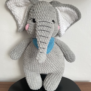 Plüss elefánt, Játék & Sport, Plüssállat & Játékfigura, Elefánt, Horgolás, MESKA