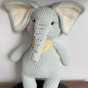 Plüss elefánt Menta, Játék & Sport, Plüssállat & Játékfigura, Elefánt, Horgolás, MESKA