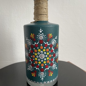 Kézzel festett üveg - Meska.hu