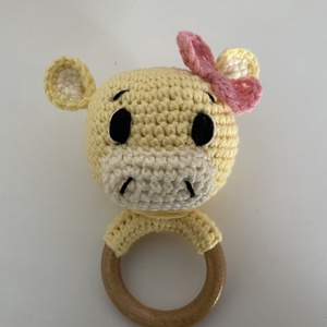 Kézzel horgolt boci csörgő - baba - mama - baba játékok - csörgő - Meska.hu