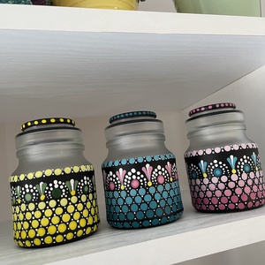 Kézzel festett üvegek - otthon & életmód - dekoráció - asztal és polc dekoráció - bonsai - Meska.hu