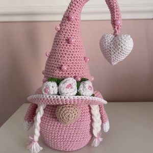 Horgolt manó - játék & sport - plüssállat & játékfigura - manó - Meska.hu