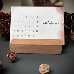 Színek és hangulatok kártyanaptár  - otthon & életmód - papír, írószer - naptár & tervező - Meska.hu