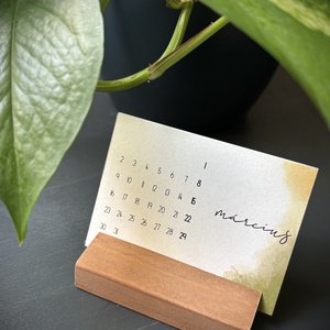 Színek és hangulatok kártyanaptár  - otthon & életmód - papír, írószer - naptár & tervező - Meska.hu