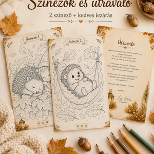 Az ölelésre vágyó sün � letölthető mesecsomag 5�9 éveseknek  - kellékek & szerszámok - könyv, újság - új könyv - Meska.hu