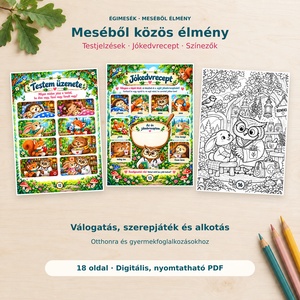 Füles doktor � Meséből élmény - 18 oldalas, nyomtatható mesecsomag - játék & sport - készségfejlesztő és logikai játék - oktató játékok - Meska.hu