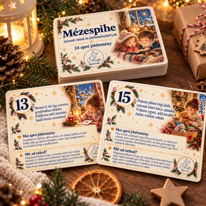 Mézespihe � adventi rímek és jótéteménykártyák - játék & sport - készségfejlesztő és logikai játék - oktató játékok - Meska.hu