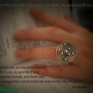 ÚJDONSÁG! A Hét Bolygó gyűrű. Az Alkimista kollekcióm legújabb darabja -  - Meska.hu