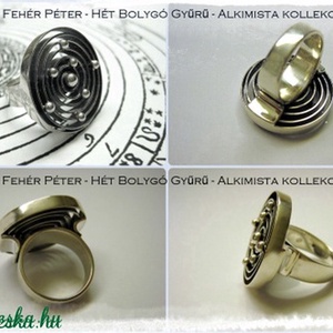 ÚJDONSÁG! A Hét Bolygó gyűrű. Az Alkimista kollekcióm legújabb darabja -  - Meska.hu