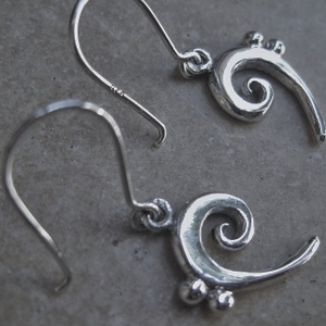 Újdonság! Egyedi ezüst basszuskulcs fölbevaló -  - Meska.hu