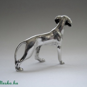 Tömör, 925  ezüst magyar vizsla szobor -  - Meska.hu