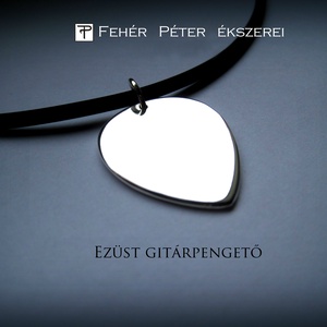 Ezüst gitárpengető egyedi méretezéssel Jucus608208 részére - Meska.hu