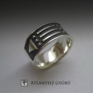 Atlantisz ezüst gyűrű - Meska.hu