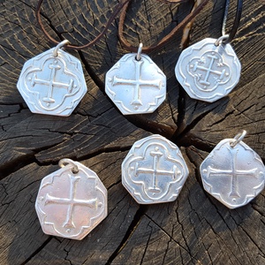 Tömör színezüst kalóz érme másolat -  - Meska.hu