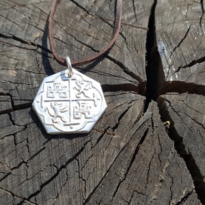 Tömör színezüst kalóz érme másolat -  - Meska.hu