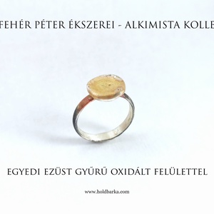 Ezüst alkimista gyűrű, Ékszer, Gyűrű, Gyöngyös gyűrű, , MESKA