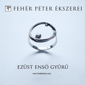 Ezüst ensō gyűrű - Meska.hu