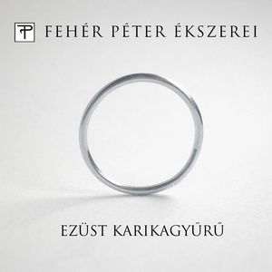 Ezüst karikagyűrű 925-ös sterling ezüstből, Esküvő, Ékszer, Karikagyűrű, Ékszerkészítés, Ötvös, MESKA